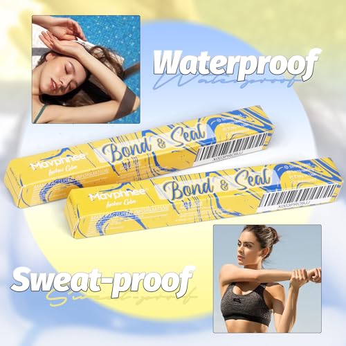 Lash Bond and Seal 2 Pcs – Waterproof Lash Glue for Extensions & Clusters by Mavphnee