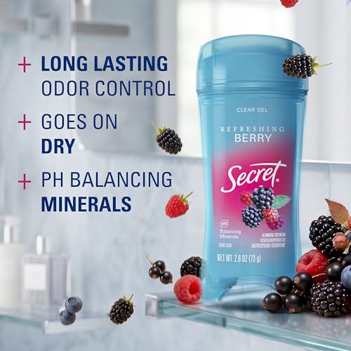 Secret Fresh Antiperspirant Deodorant for Women, 72-Hour Protection, 2.6 oz (Pack of 2)