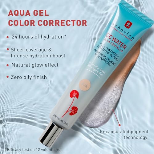 Erborian CC Water Gel Caramel - Tinted Moisturizer for Tan to Deep Skin