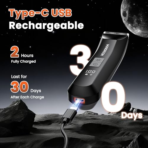 MAXGROOM 3-in-1 Body Hair Trimmer for Men, IPX7 Waterproof
