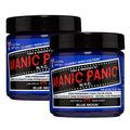 MANIC PANIC Classic Blue Moon Semi Permanent Hair Color - Neon Cool Blue Hair Dye for Women & Men That Lasts 4-6 Weeks - Vegan, Ammonia & Cruelty-Free - Create & Mix Custom Shades (4oz / 2pk)