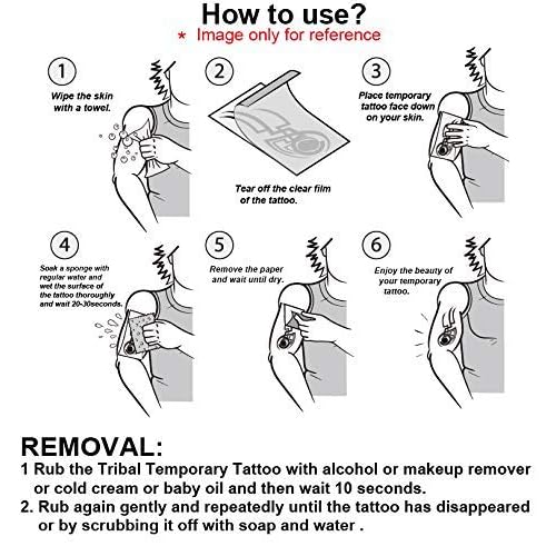 Jason DeFord Inspired Face Tattoo Set | Jelly Temporary Tattoos | Halloween Costume | Skin Safe Two sets