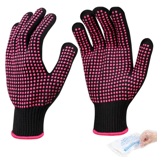 Heat Resistant Gloves for Hair Styling & Sublimation - 4 Pack