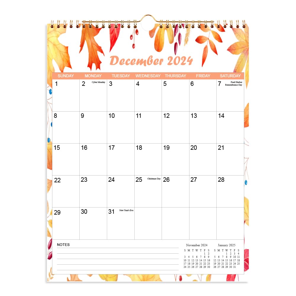 2024-2025 Calendar - Wall Calendar from May 2024 to June 2025, 14 Monthly Calendar with Seasonal Designs for Planning and Organizing for Home or Office, 11.5 x 14.5 In Calender 2024-2025 Monthly