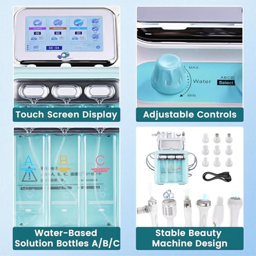 7-in-1 Facial Machine with Vacuum & LED for Home Skincare