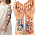 Unicorn Temporary Tattoo Kit for Kids - 35 Styles, 24 Sheets