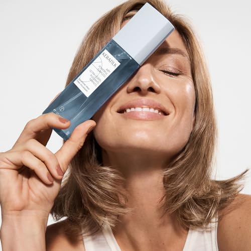 KERASILK Volumizing Spray | Enhances Volume & Body |Provides Weightless Conditioning & Detangling |With Heat Protection | For Limp, Flat Hair
