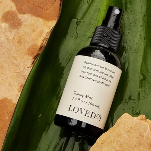 Loved01 Face & Body Toning Mist, John Legend Skincare, Hydrating & Cleansing Serum, Moisturizing Spray, Alcohol-Free, Formulated with Witch Hazel & Aloe Vera, 3.4 oz