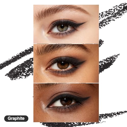 Black Waterproof Gel Eyeliner Pencil for Mature Eyes, Retractable & Smudge-Proof