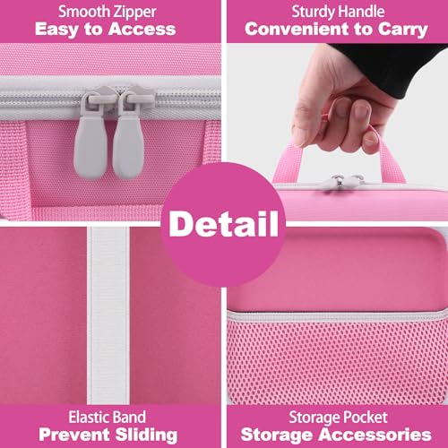 Aenllosi Hard Case for Fanttik C8 Nano Scissors - Pink EVA