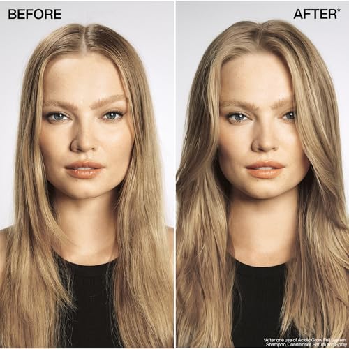 Redken Acidic Grow Full System Scalp and Hair Conditioner - Lightweight Conditioner for Thicker-Looking Hair and Hydrated Scalp, With Azelaic Acid