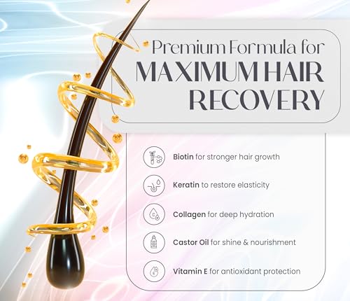 Intensive Repair Ampoules for Hair with Biotin Keratin Proteins