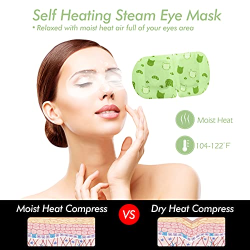 Jekeno Steam Eye Mask 16-Pack | Heated Self-Warming Compress