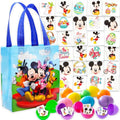 Mickey Mouse Easter Egg Hunt Set - 12 Fillable Eggs & 70+ Tattoos