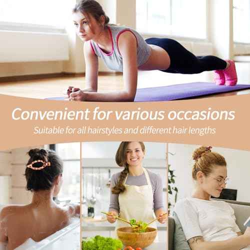 6 Packs Flat Claw Clips for Women, French Tortoise Shell Flat Hair Clip, Matte Hair Claws Clip for Thin Thick Hair, Lay Down Claws Clips, Durable Strong Hold Hair Clip, Christmas Gifts