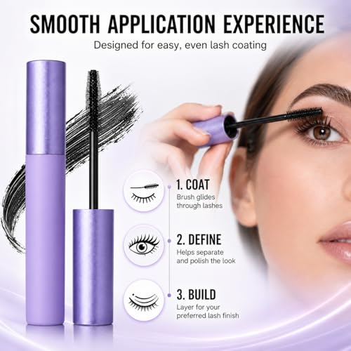 Everlove Waterproof Mascara for Mature Women - Lengthening & Smudge-Resistant