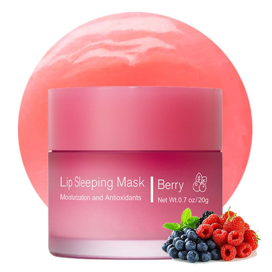 Hydrating Sleeping Lip Mask for Intense Overnight Moisture. (2, Berry)