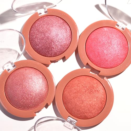 Shimmer Blush Powder - Cool Pink | Lightweight Blendable