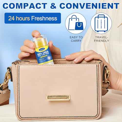 60% Urea with 2% Salicylic Acid Urea Foot Care Stick, Foot Cream Moisturizer for Dry Cracked Feet, Knees, Elbows, Hands,Intensive Moisturizer for Dead Skin,Callus Remover & Skin Softener