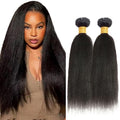 34 Inch Yaki Straight Virgin Hair Bundles 2pc