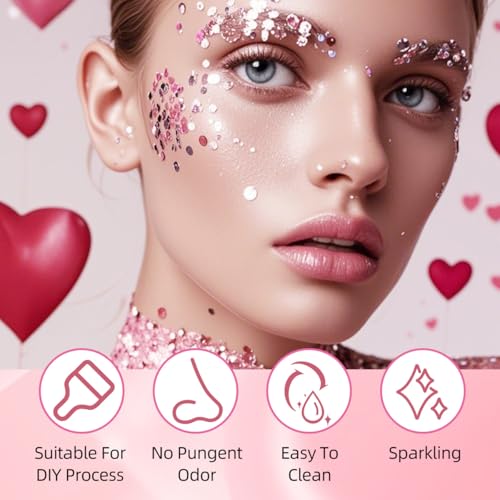 Team Colors Body Glitter Set - 6 Vibrant Shades