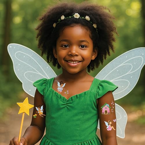 Fairy Temporary Tattoos 48-Pack – USA Made – Skin-Safe
