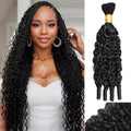 24 Inch Virgin Burmese Curly Braiding Hair - 100% Human Hair Bundle