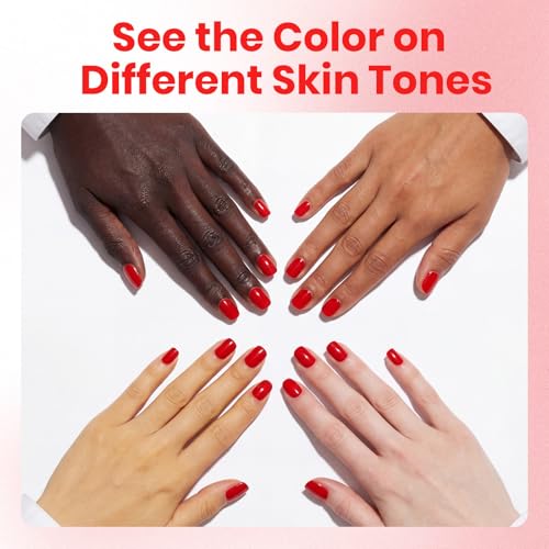Beetles Little Chili Red Nail Polish - Quick Dry, High Gloss, Long-Lasting