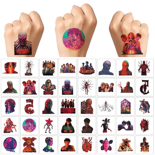 50Pcs Temporary Tattoos for Kids Birthday Party Favors