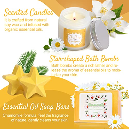 Get Well Soon Gift Basket for Women, 9pc Care Package