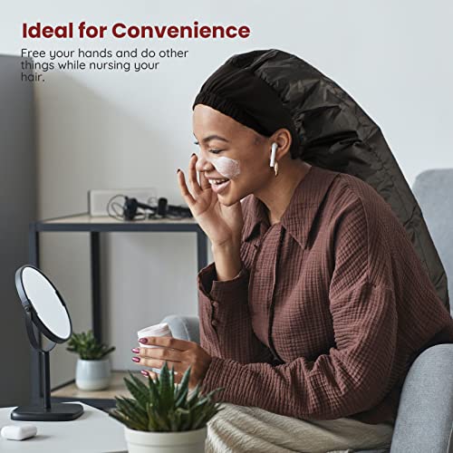 Bonnet Hair Dryer Attachment - Extra Large Deep Conditioning Cap
