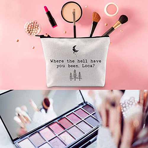 WCGXKO Movie Inspired Where The Hell Have You Been Loca Zipper Pouch Makeup Bag (Been Loca)