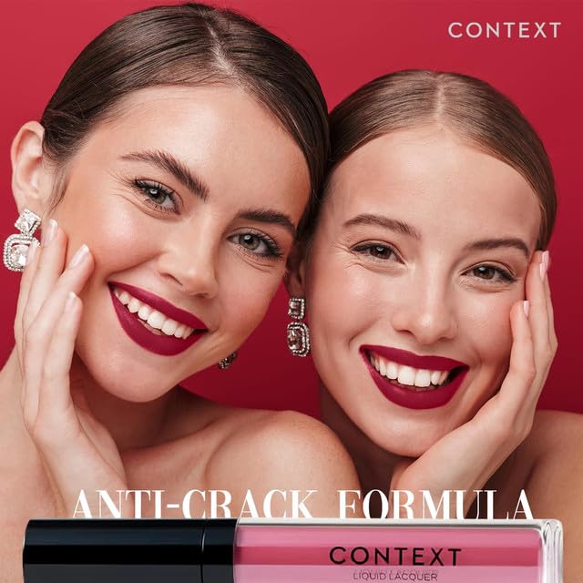 CONTEXT SKIN Liquid Lipstick - Long Lasting, Transfer Proof, Say Love