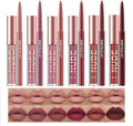 Liquid Lipstick & Lip Liner Set - Matte Waterproof, 12-Piece Kit