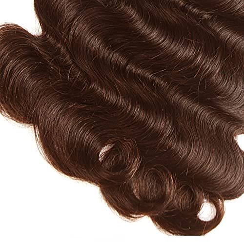 Brazilian Human Hair Bundles Dark Brown Body Wave 12-34 Inch 150g