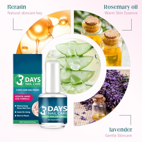 SENOY 3 Days Nail Care Oil with Keratin for Strengthening & Hydration
