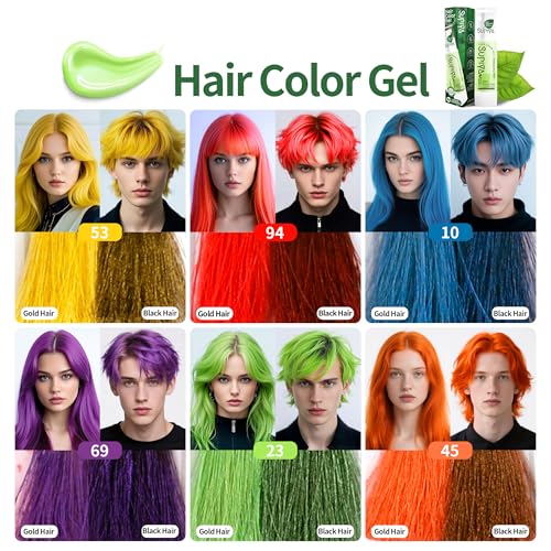 Purple Temporary Hair Color Wax - Washable Styling Cream for Kids & Adults, Halloween & Cosplay
