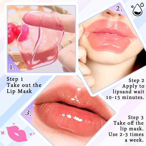 30-Piece Moisturizing Lip Mask Set – Overnight Hydrating Lip Patches