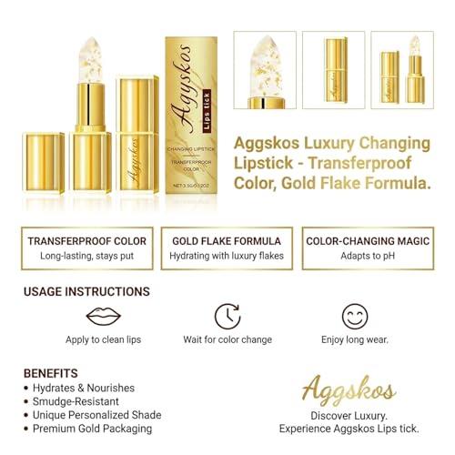 pH Color Changing Lipstick - Long Lasting Moisturizing Balm