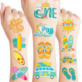Surfing Temporary Tattoos - 100 PCS, 10 Sheets for Kids