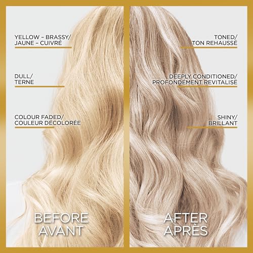 L¡¯Oreal Paris Le Color Gloss One Step In-Shower Toning Hair Gloss for Bleached Hair, Neutralizes Brass, Conditions & Boosts Shine, Platinum Pearl, 4 Ounce