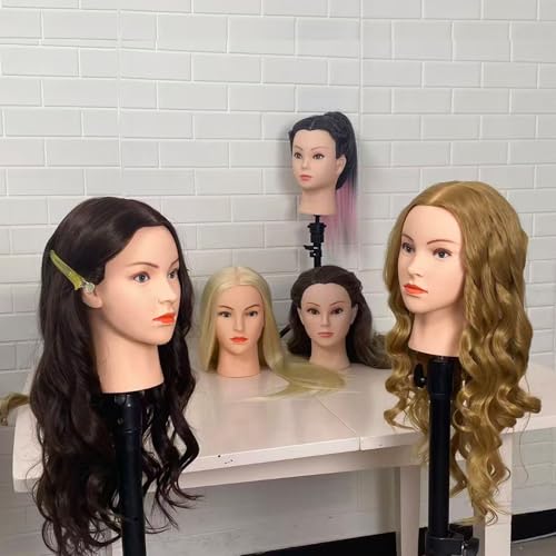 80% Human Hair Mannequin Head Blonde #613 - 26-28 Inches