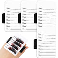 4 Pack Eyelash Extension Lash Trays with Adjustable Wrist Strap