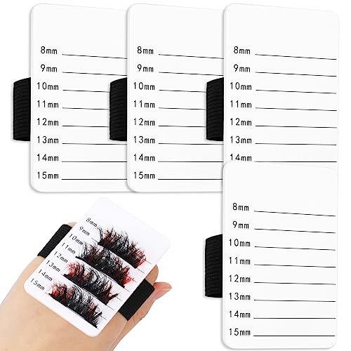 4 Pack Eyelash Extension Lash Trays with Adjustable Wrist Strap