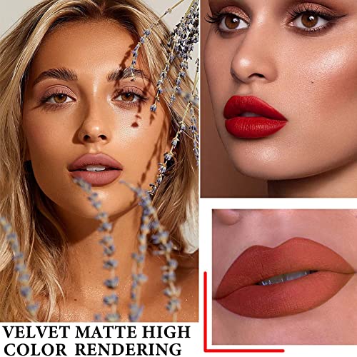 18 Colors Mini Matte Capsule Lipstick Set - Long Lasting