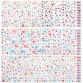 20 Sheets Face Gems Jewels for Makeup Self Adhesive Rhinestones Gems Stickers for Face Nail Eyes Decor Bling Stick on Jewels for Christmas DIY Craft, Card Decorations