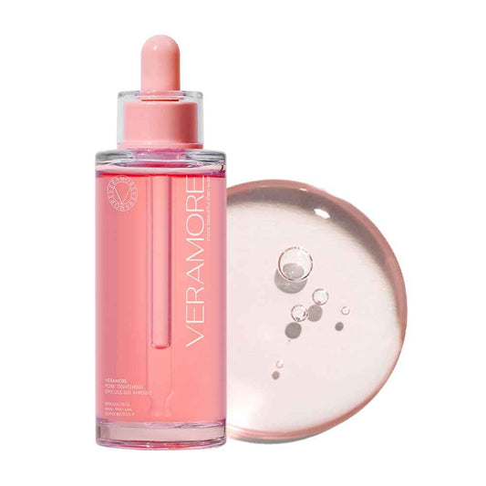 Veramore Collagen & Probiotic Pore Ampoule – Firming, Hydrating Serum with Lactobacillus & Marine Collagen | Smooth Texture, Balanced Skin Barrier, K-Beauty Skincare for All Skin Types, 1.76 fl oz