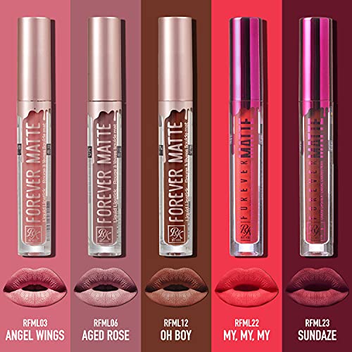 Ruby Kisses Forever Matte Liquid Lipstick 5-Pack