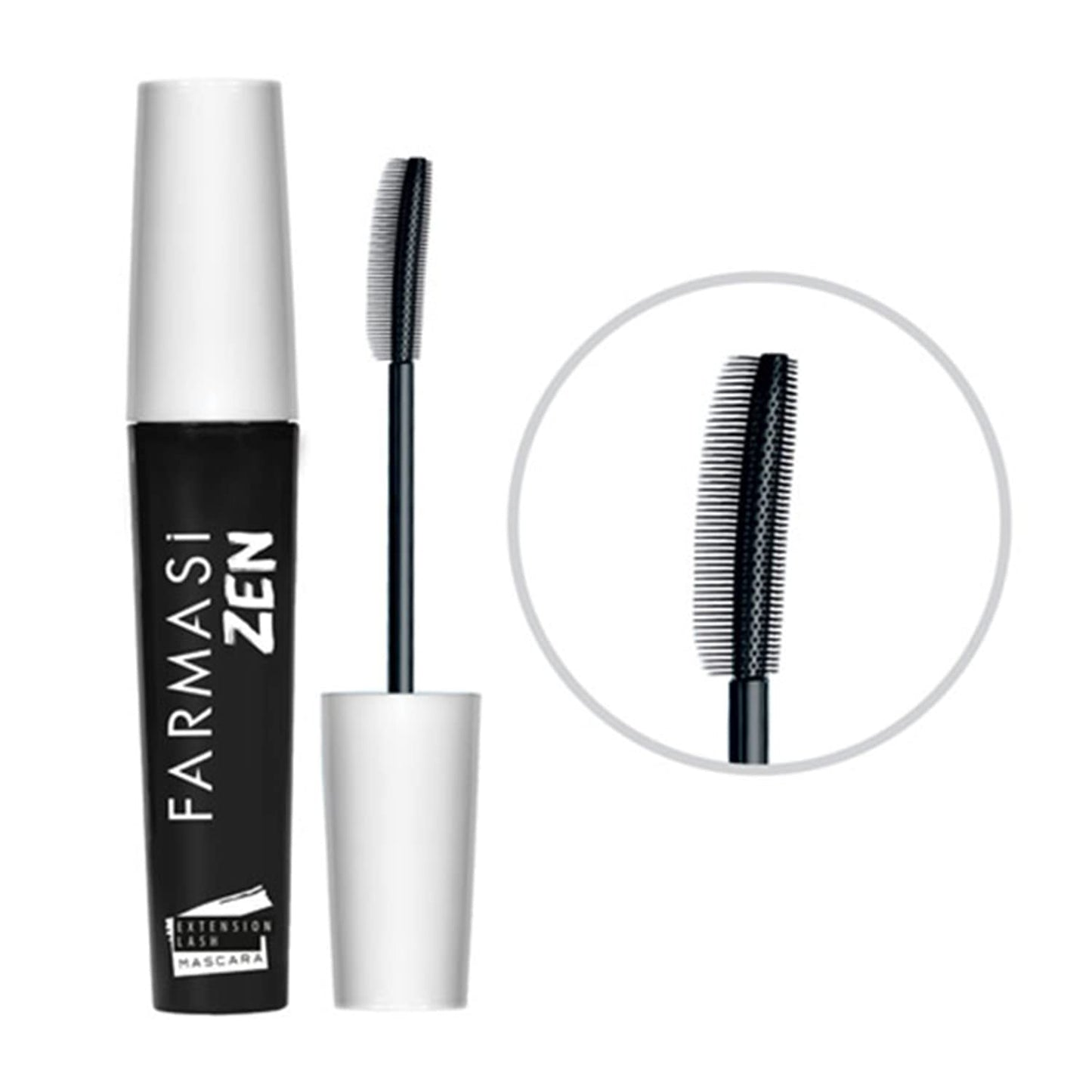 FARMASi Makeup CC Cream 1,7 Fl Oz (Medium to Dark), Pure, Natural and Flawless Finish, Medium to Full Coverage, All-Day Hold, All Skin Types, Zen Mascara Extension Lash 0.27 fl.oz