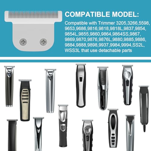 T-Blade Replacement for Wahl Trimmers 9864, 9686, 9854
